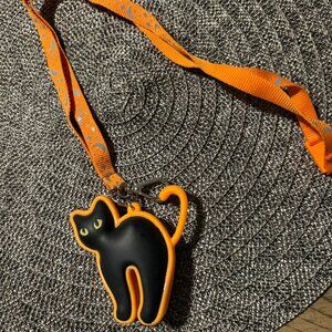 Bath & Body Work Pocketbac Antibacterial Holder Silicone Halloween Cat